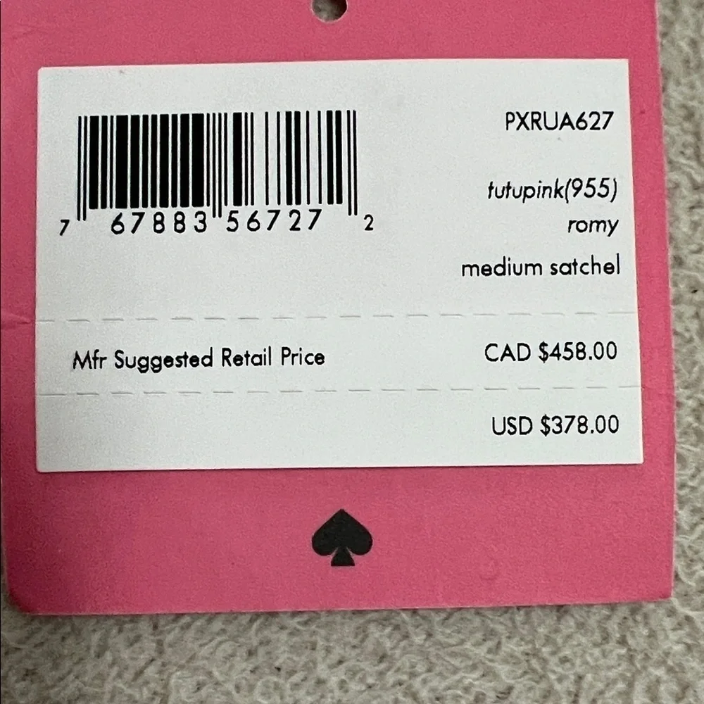 Kate Spade Pink Satchel Structured Design